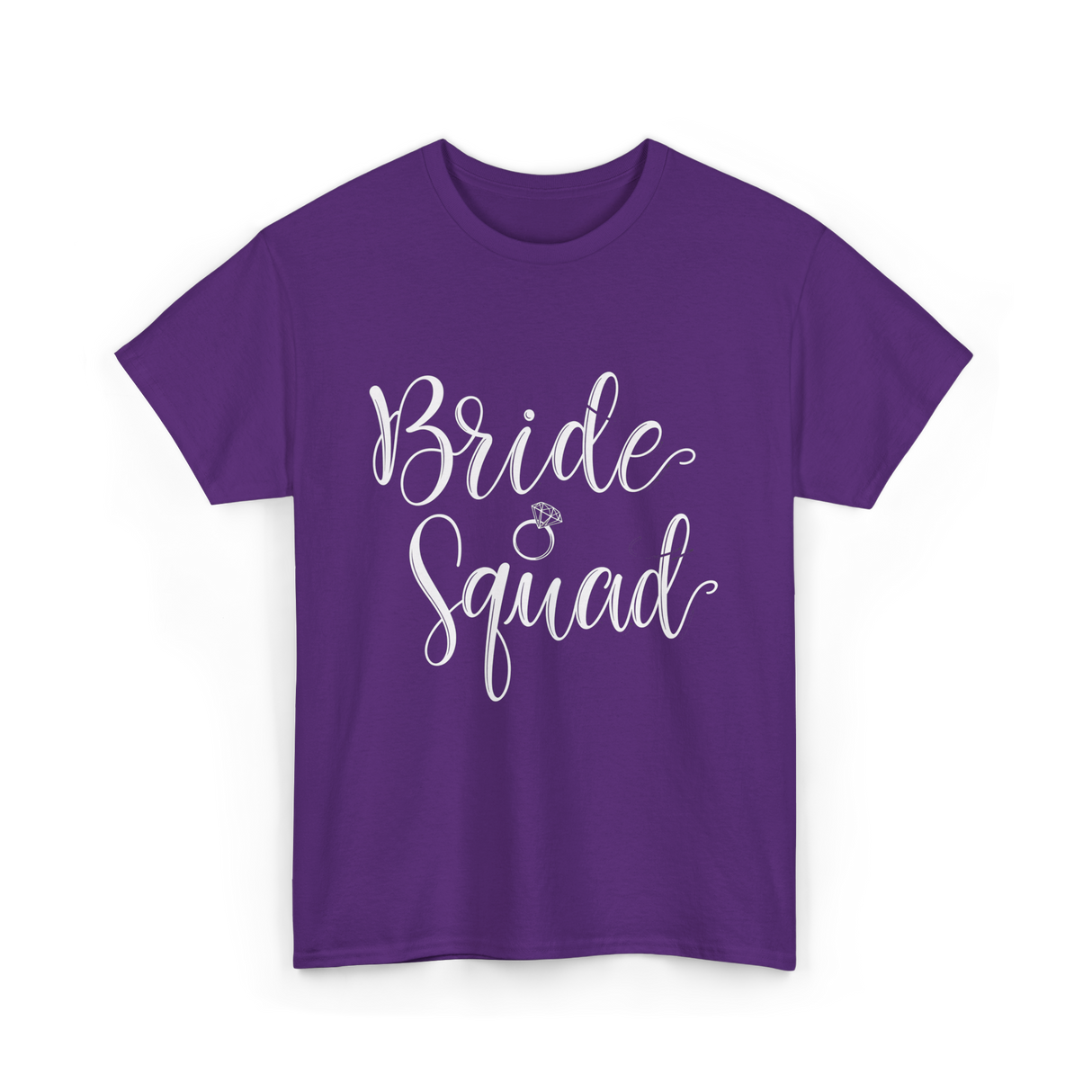 Bride Squad Wedding Squad T-Shirt - Purple