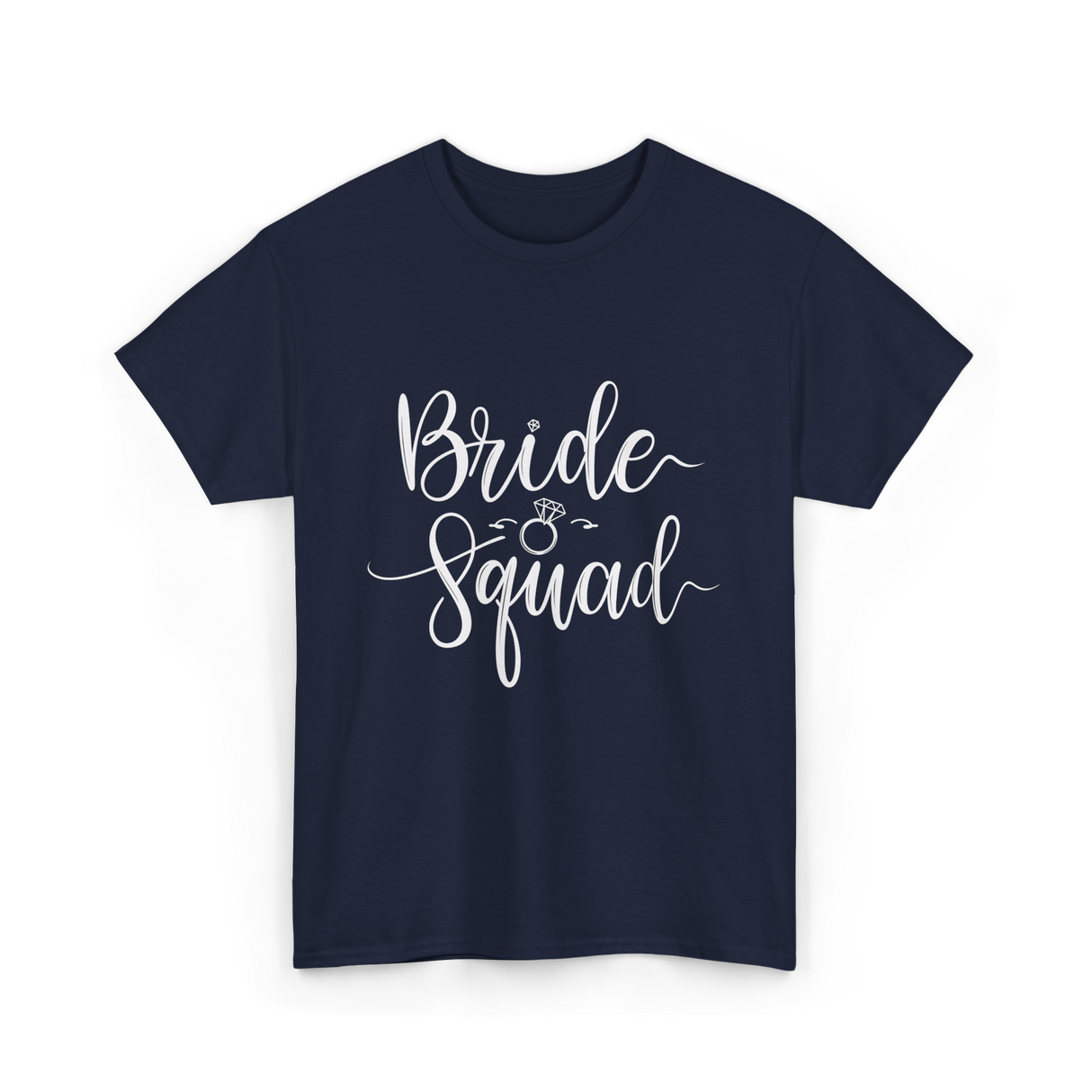 Bride Squad Wedding Team T-Shirt - Navy