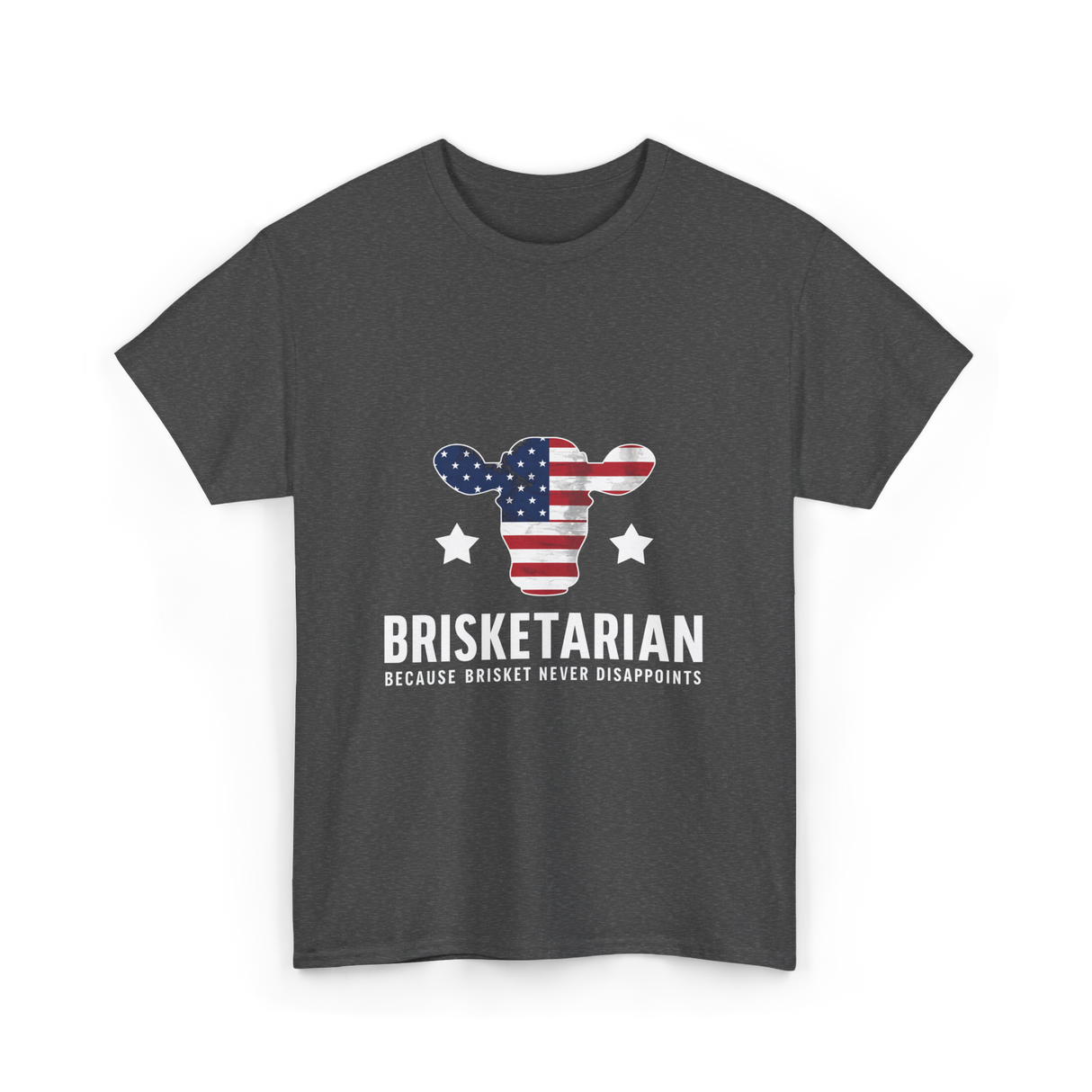 Brisketarian Brisket BBQ Lover T-Shirt - Dark Heather