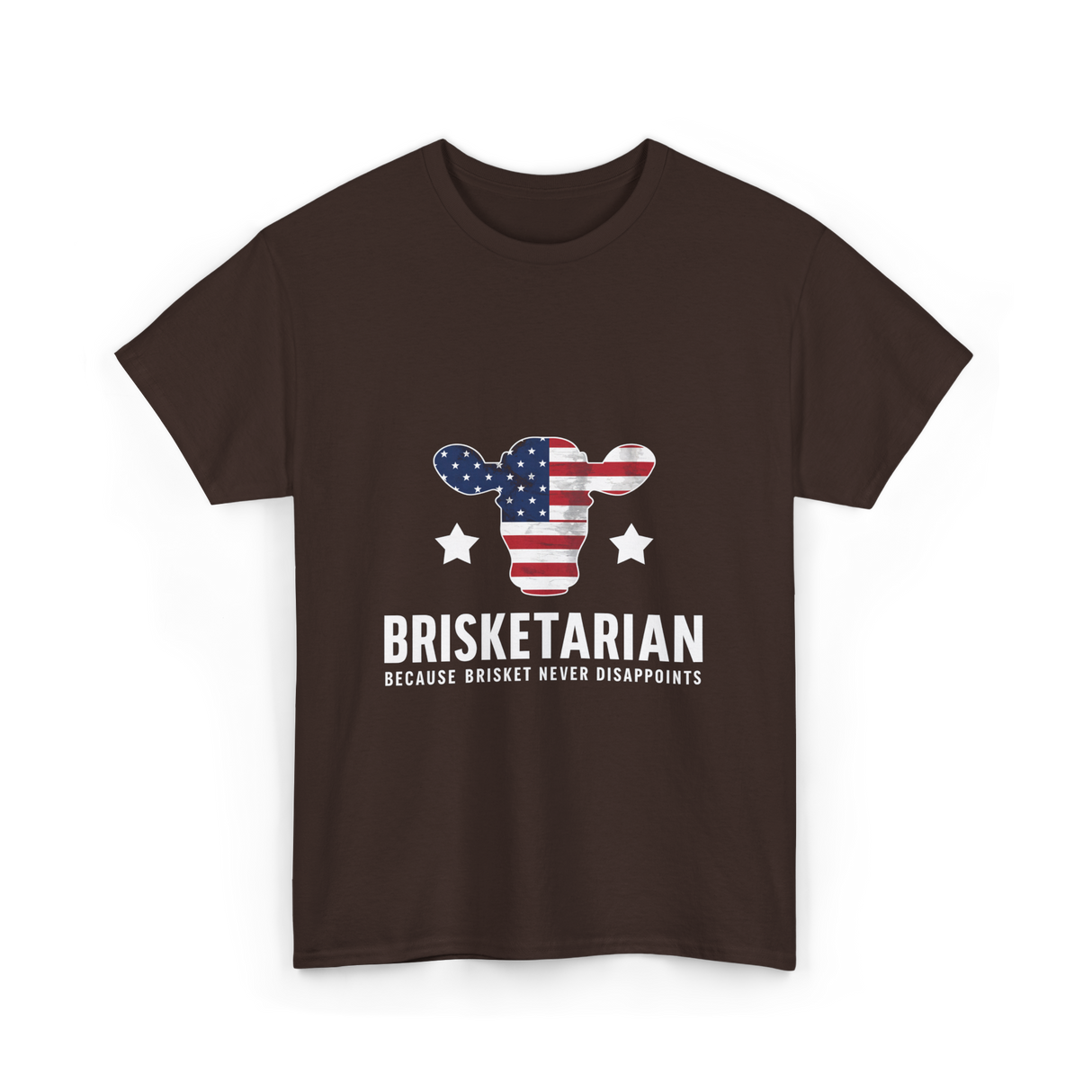 Brisketarian Brisket BBQ Lover T-Shirt - Dark Chocolate