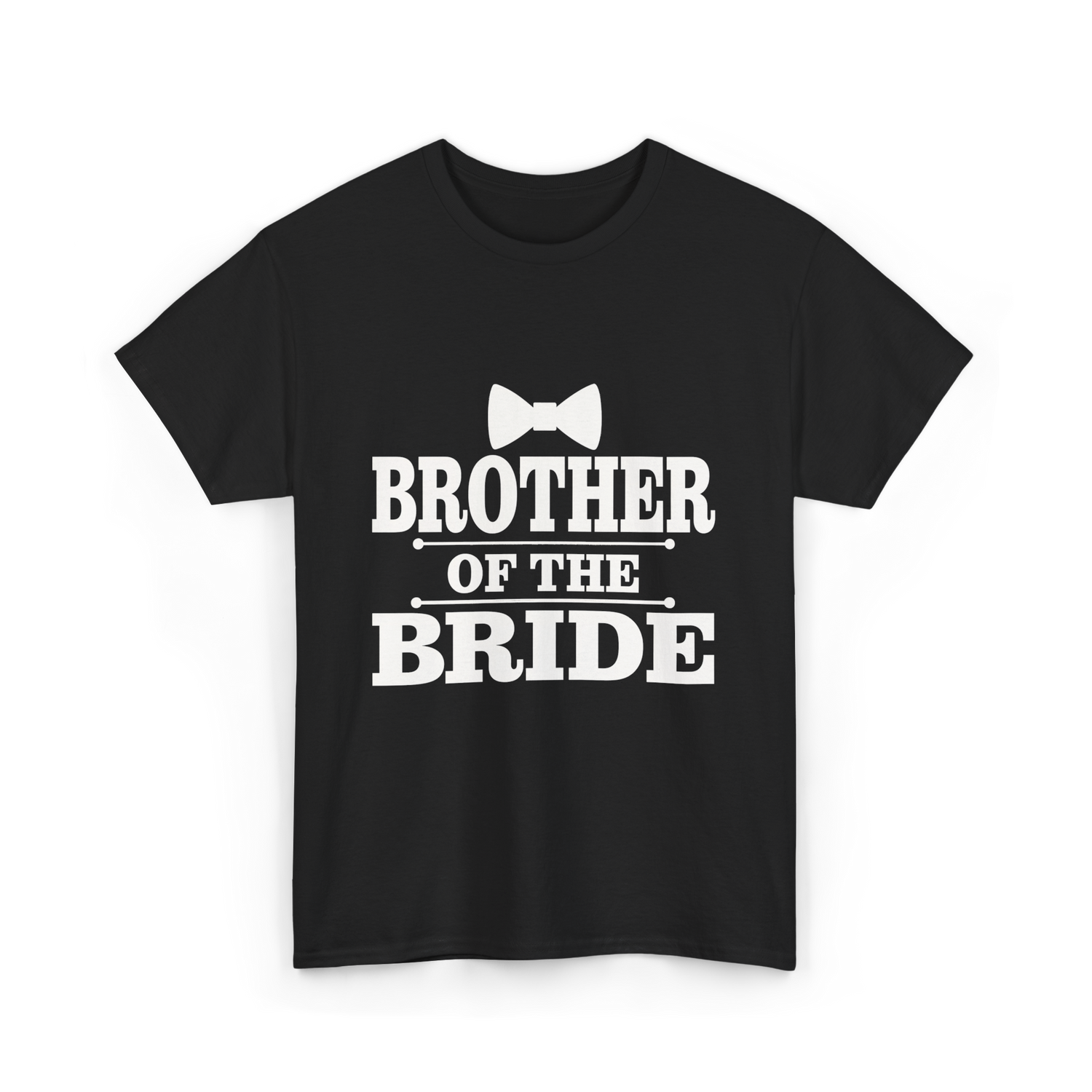 Brother Of The Bride Wedding T-Shirt - Black