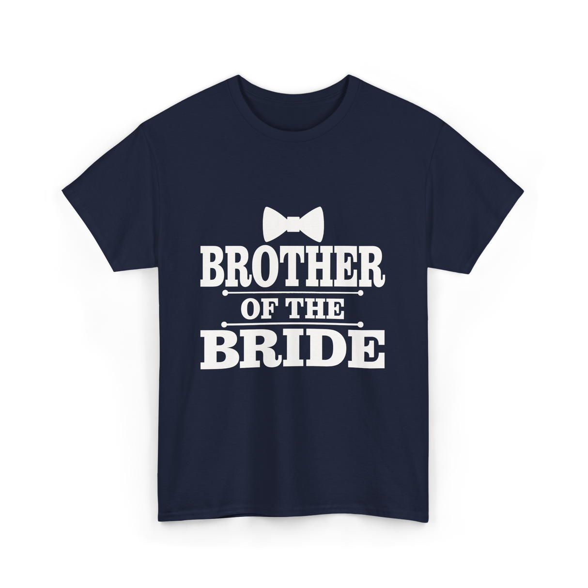Brother Of The Bride Wedding T-Shirt - Navy