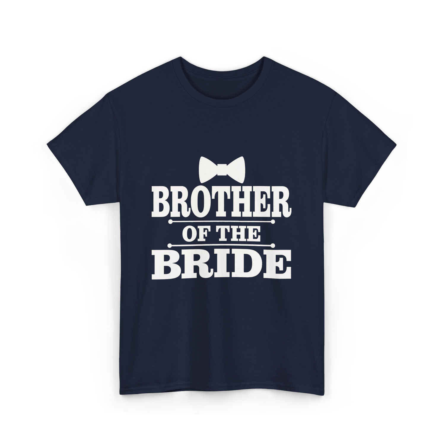 Brother Of The Bride Wedding T-Shirt - Navy