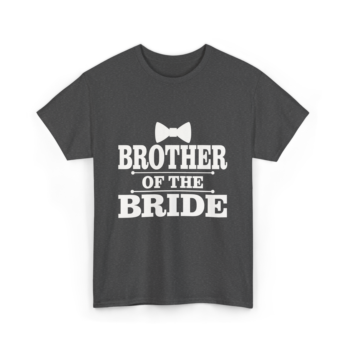 Brother Of The Bride Wedding T-Shirt - Dark Heather