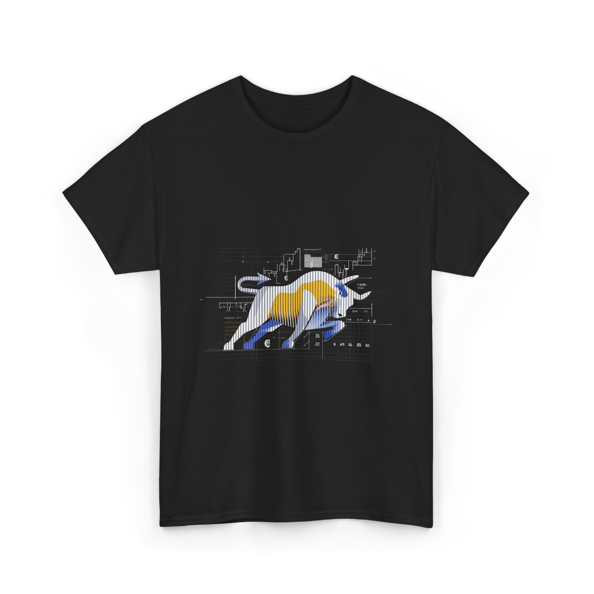 Bull Market Stock Trading Investor T-Shirt - Black