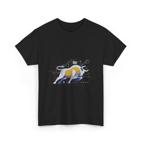 Bull Market Stock Trading Investor T-Shirt - Black