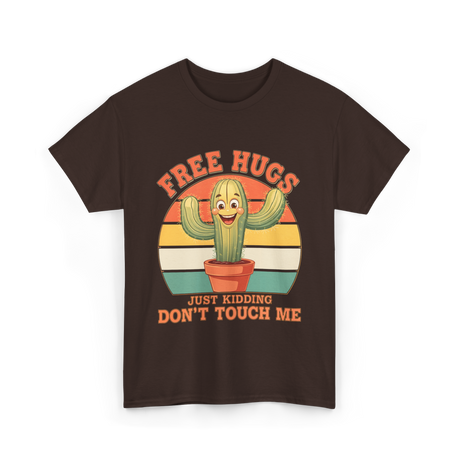 Cactus Humor T-Shirt - Dark Chocolate