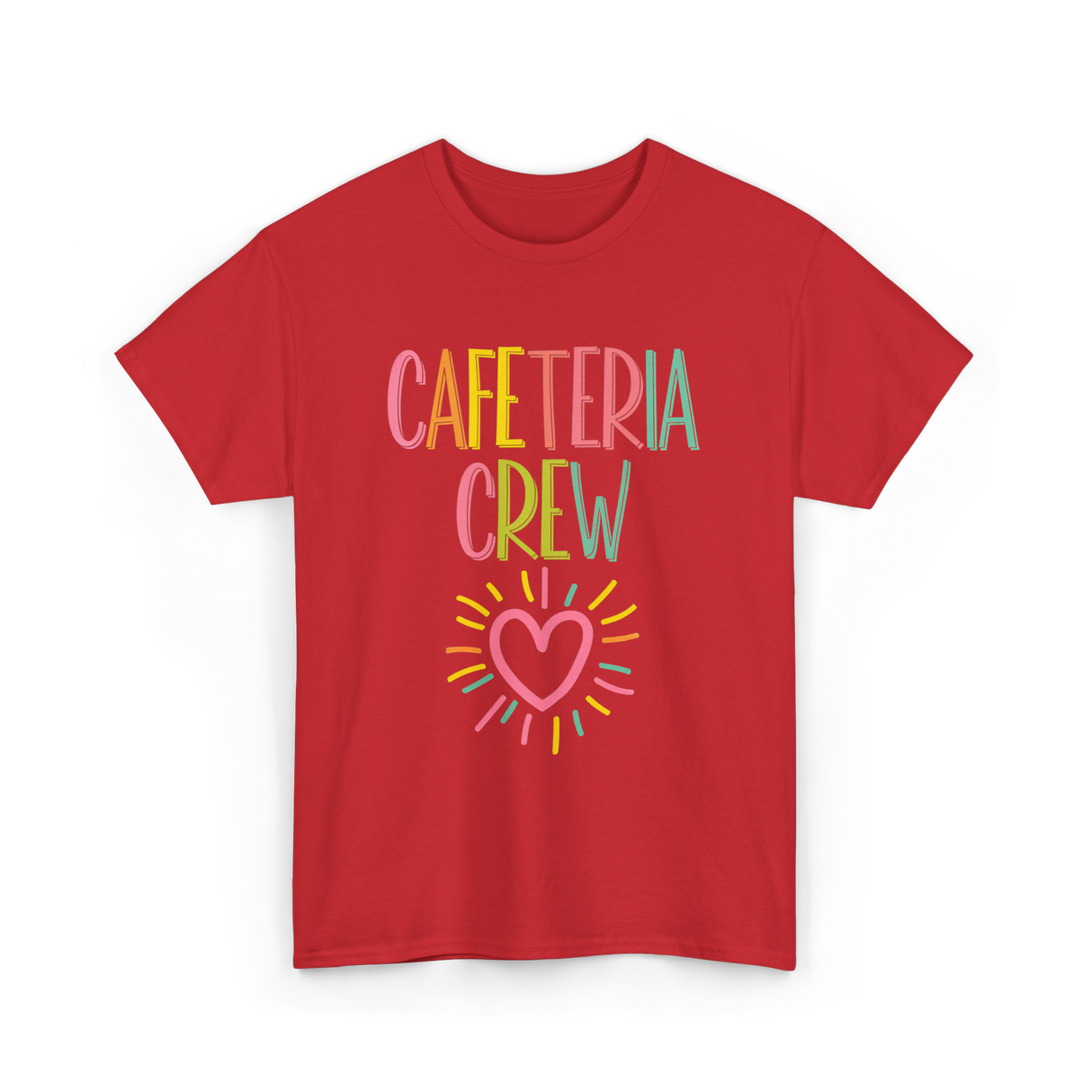 Cafeteria Crew Cafeteria Worker T-Shirt - Red