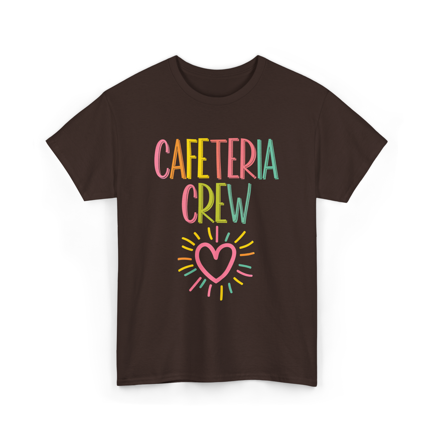Cafeteria Crew Cafeteria Worker T-Shirt - Dark Chocolate