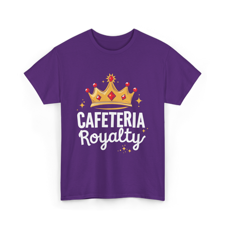 Cafeteria Royalty Cafeteria Volunteer T-Shirt - Purple