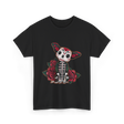 Calavera Chihuahua Skull Art T-Shirt - Black