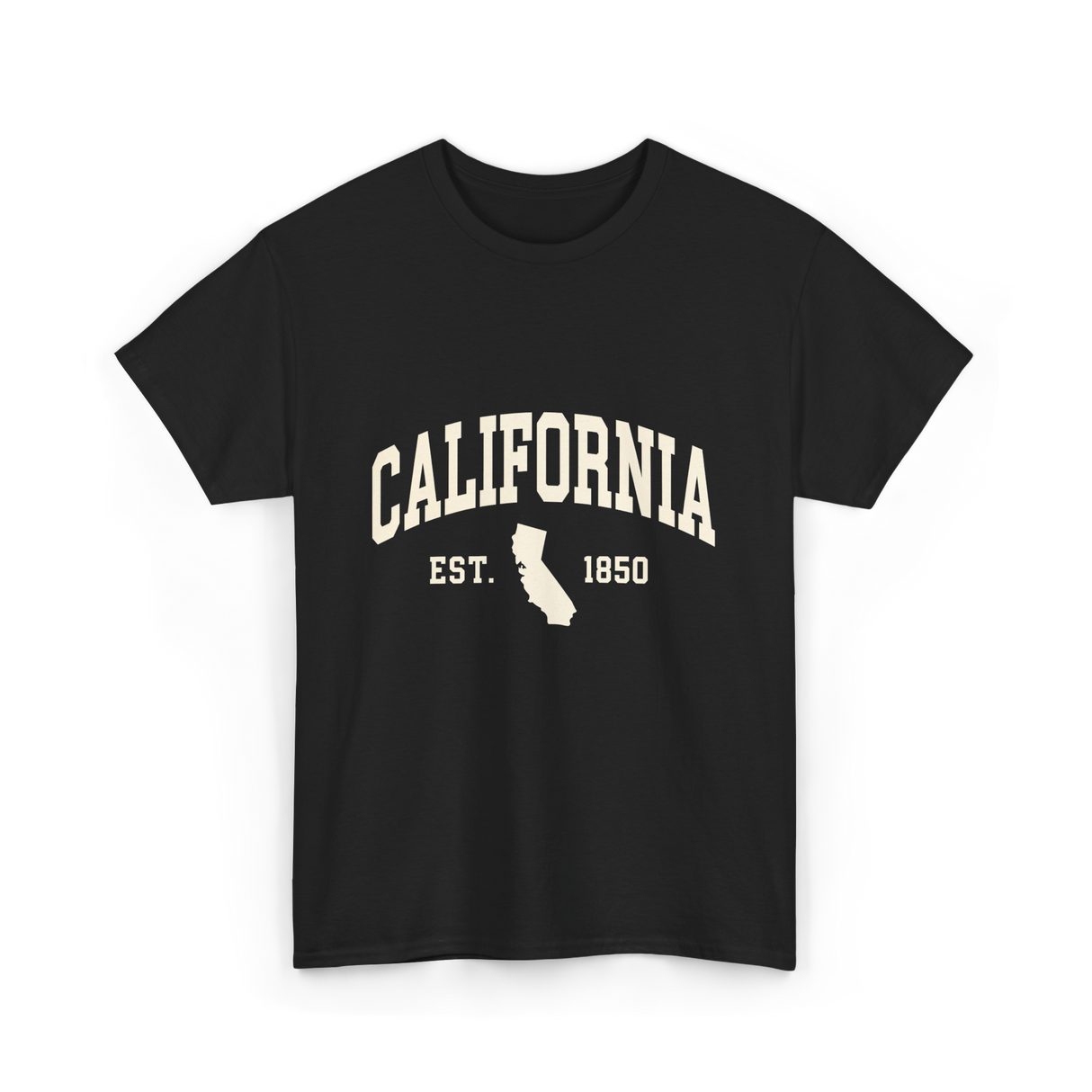 California Est 1850 California T-Shirt - Black