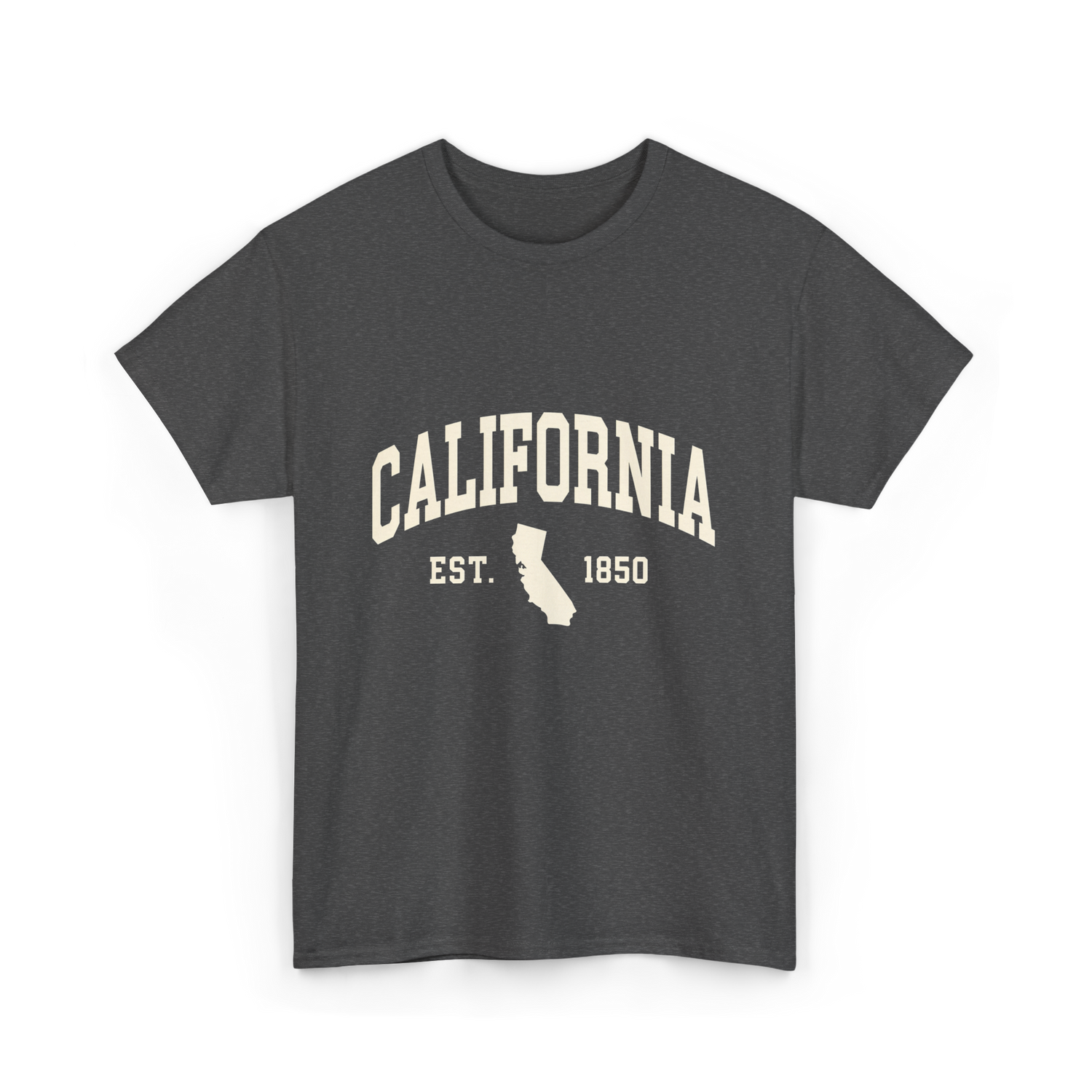 California Est 1850 California T-Shirt - Dark Heather