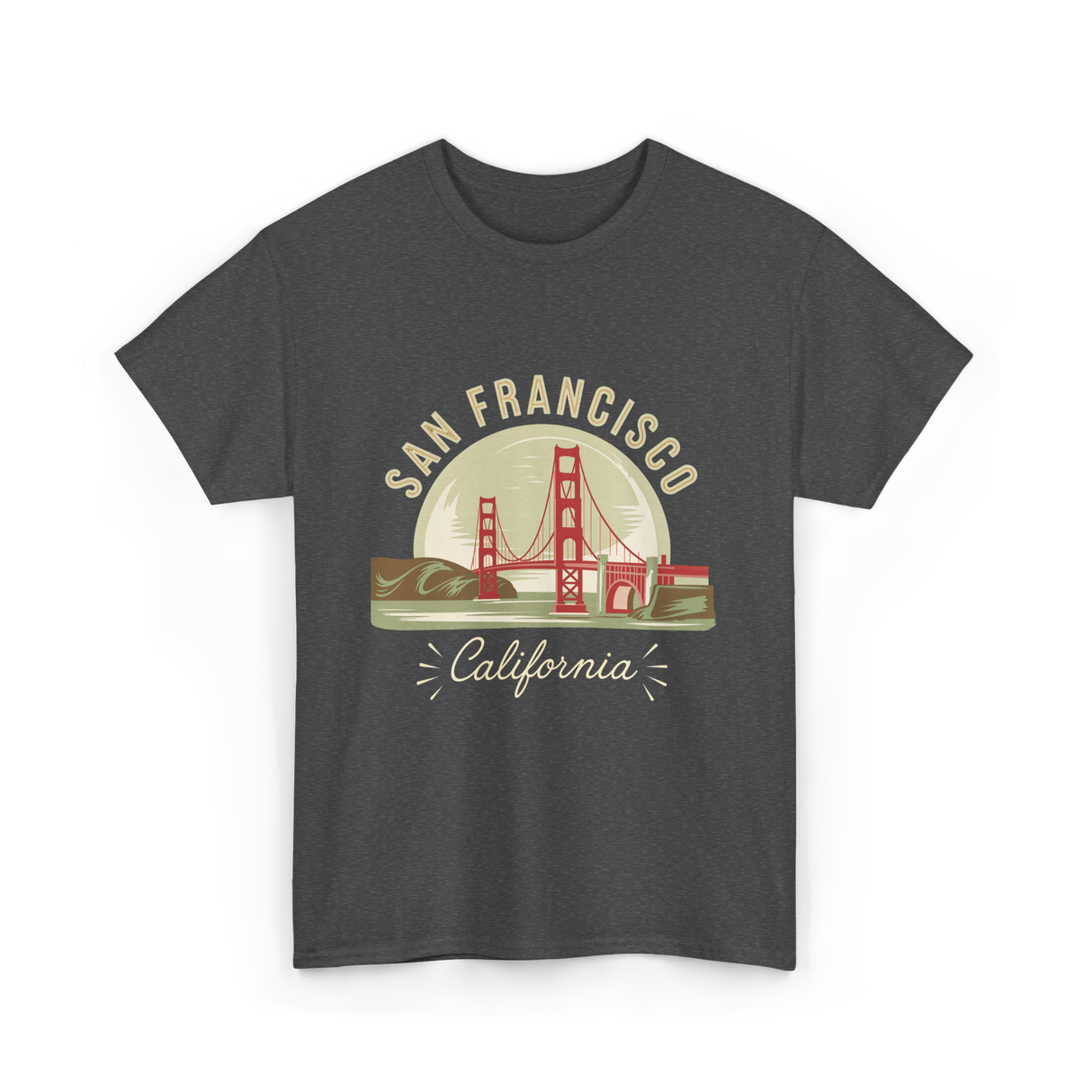 California T-Shirt - Dark Heather