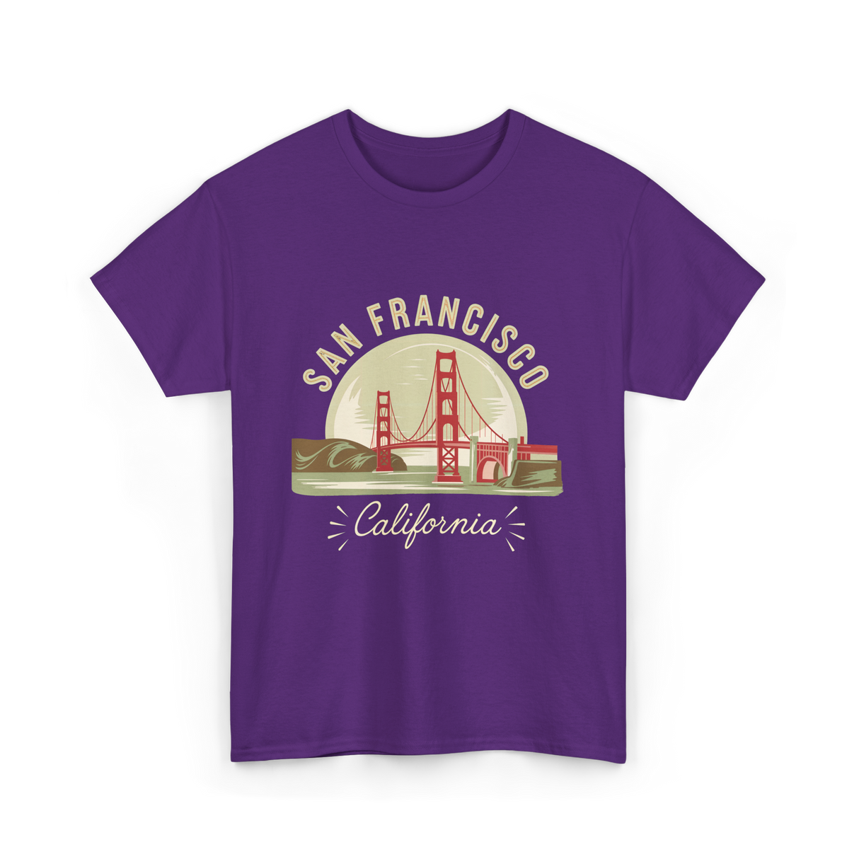 California T-Shirt - Purple
