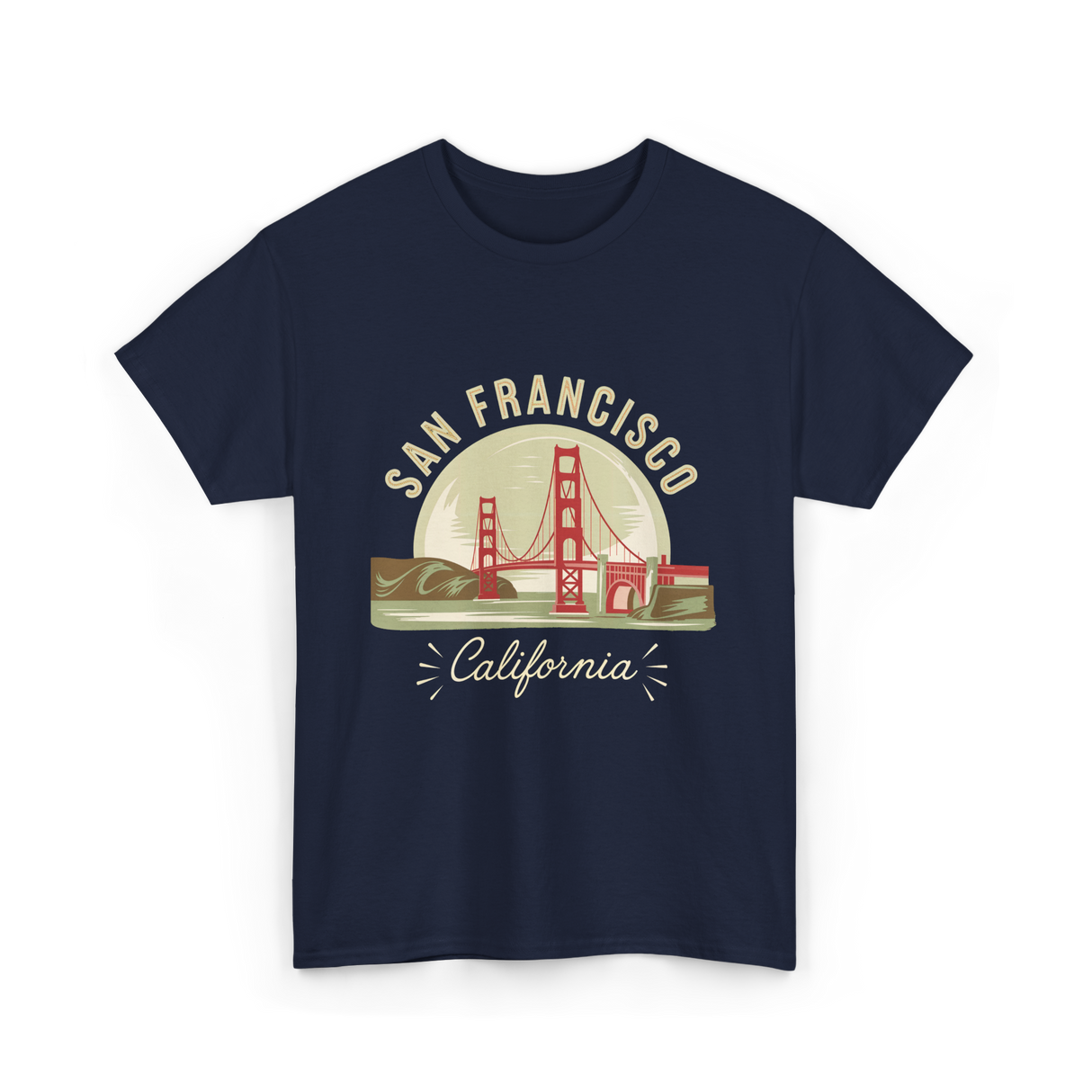 California T-Shirt - Navy