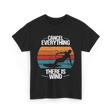 Cancel Everything Kitesurfing Kiteboarder T-Shirt - Black