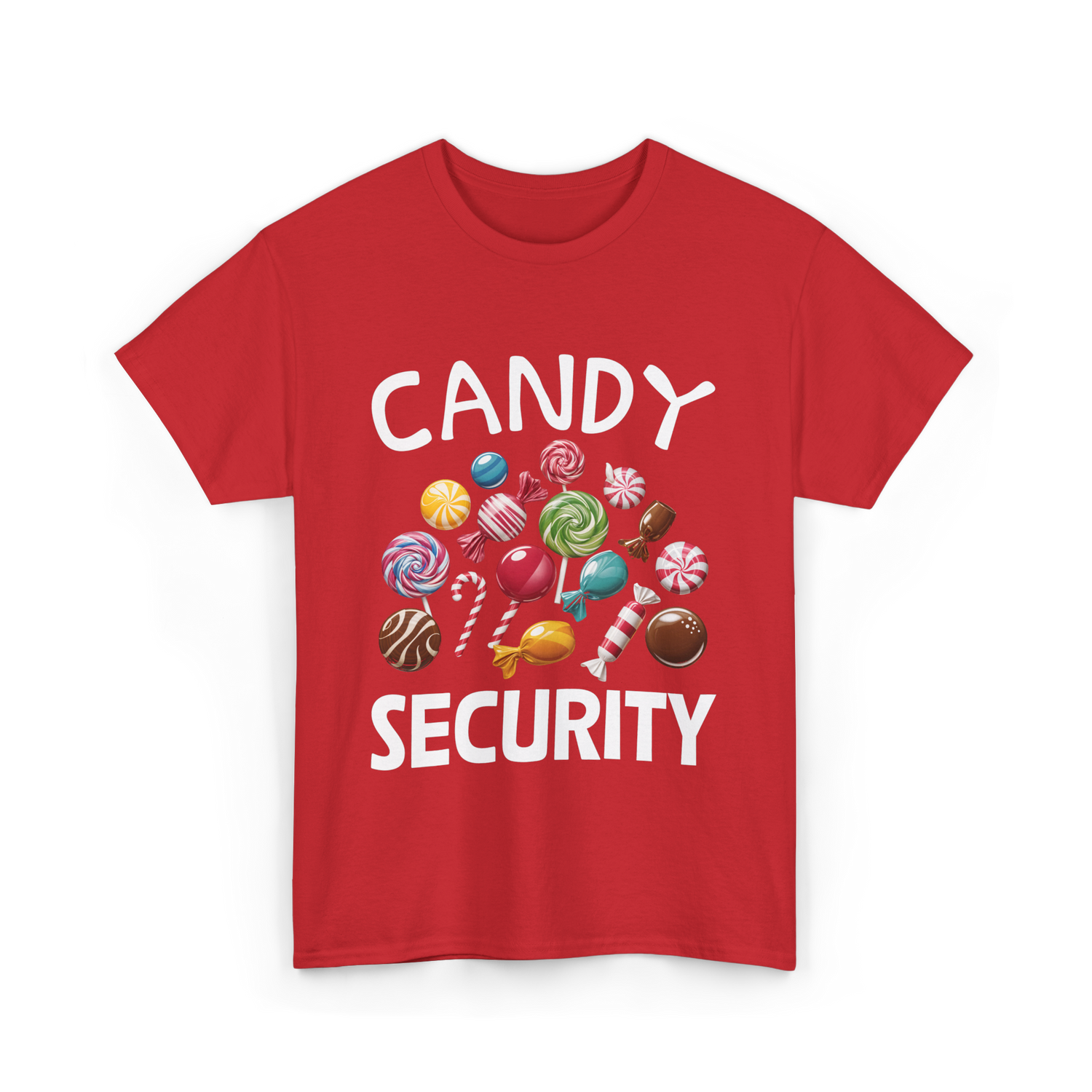 Candy Security Halloween Costume T-Shirt - Red