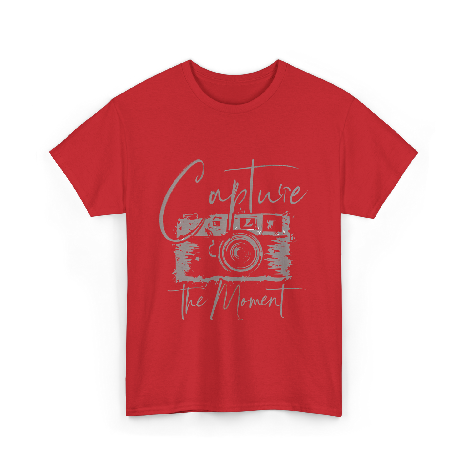 Capture The Moment Photography T-Shirt - Red