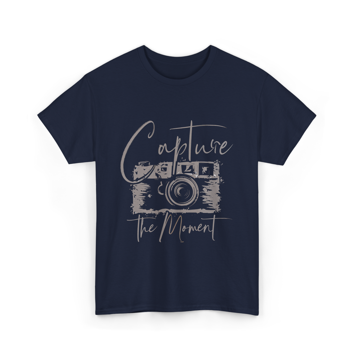Capture The Moment Photography T-Shirt - Navy