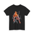 Cardinals Birds Wildlife Nature T-Shirt - Black