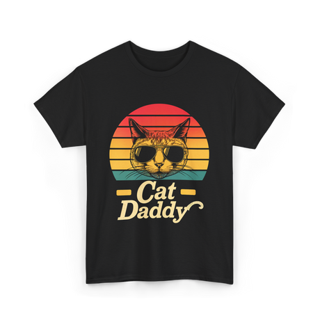 Cat Daddy Cat Lover T-Shirt - Black