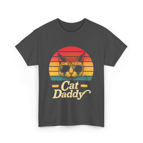 Cat Daddy Cat Lover T-Shirt - Dark Heather