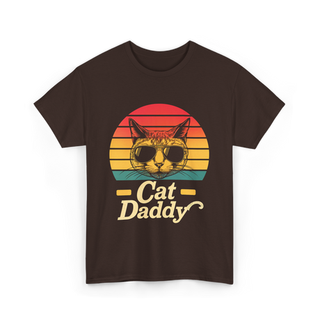 Cat Daddy Cat Lover T-Shirt - Dark Chocolate
