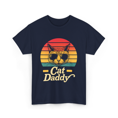 Cat Daddy Cat Lover T-Shirt - Navy