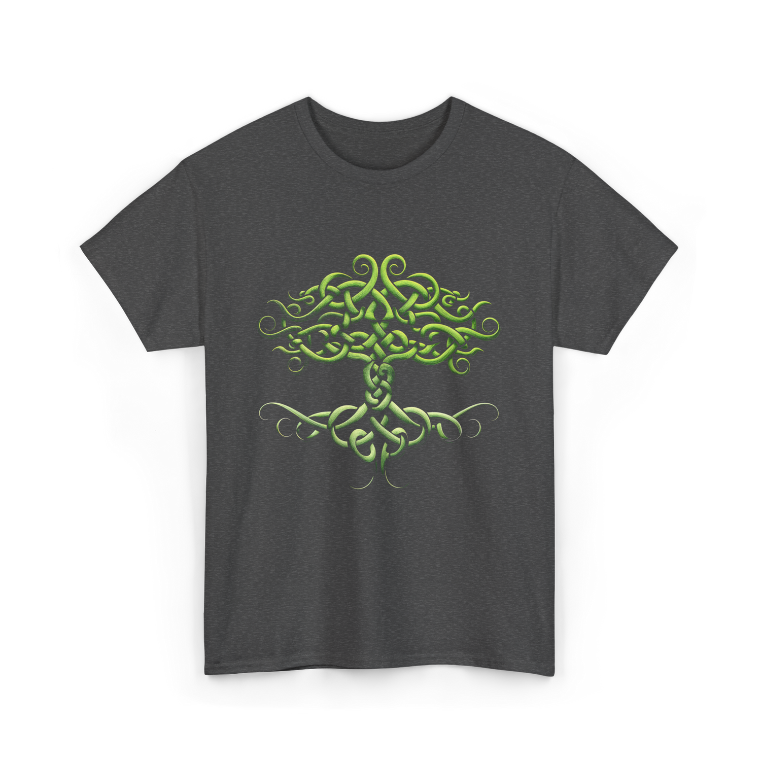 Celtic Knot Tree Celtic Symbol T-Shirt - Dark Heather