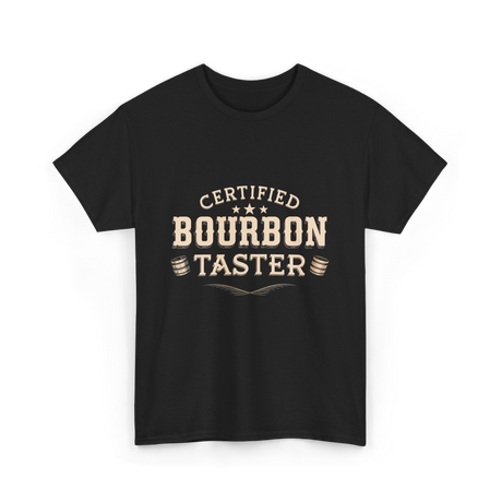 Certified Bourbon Taster Bourbon T-Shirt - Black