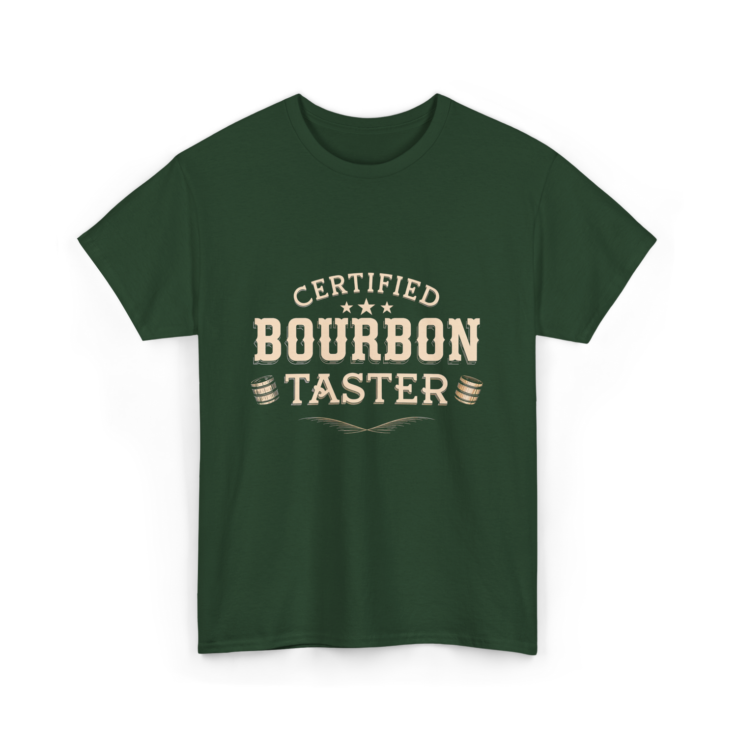 Certified Bourbon Taster Bourbon T-Shirt - Forest Green