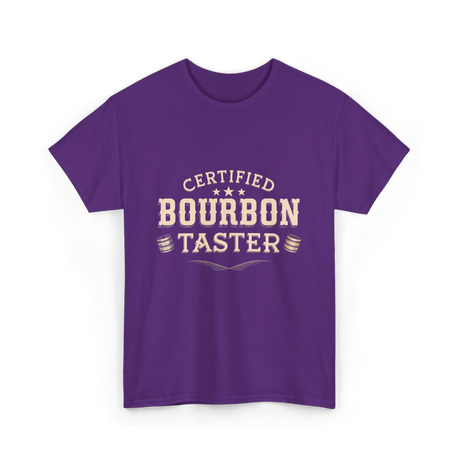 Certified Bourbon Taster Bourbon T-Shirt - Purple