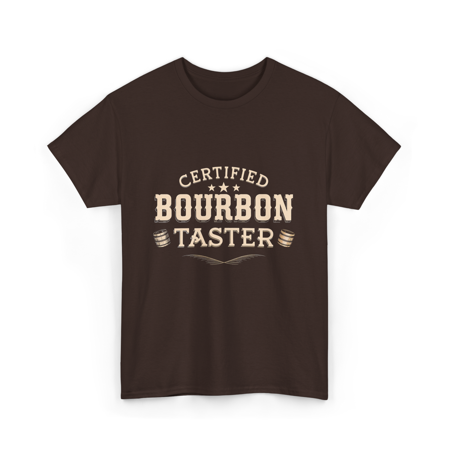 Certified Bourbon Taster Bourbon T-Shirt - Dark Chocolate