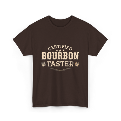 Certified Bourbon Taster Bourbon T-Shirt - Dark Chocolate