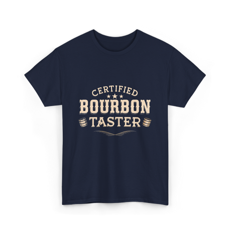 Certified Bourbon Taster Bourbon T-Shirt - Navy