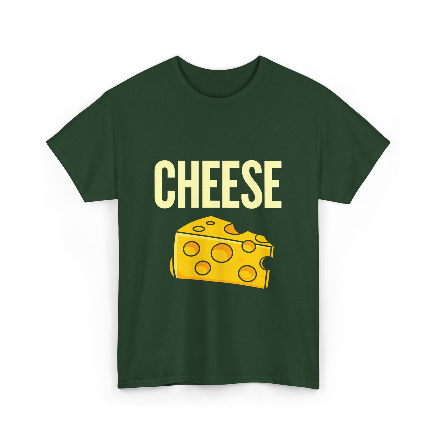 Cheese Cheese Fan T-Shirt - Forest Green