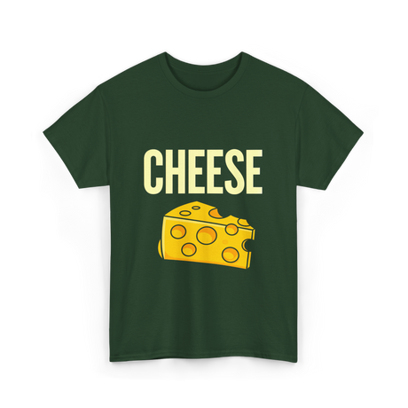 Cheese Cheese Fan T-Shirt - Forest Green