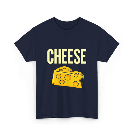 Cheese Cheese Fan T-Shirt - Navy