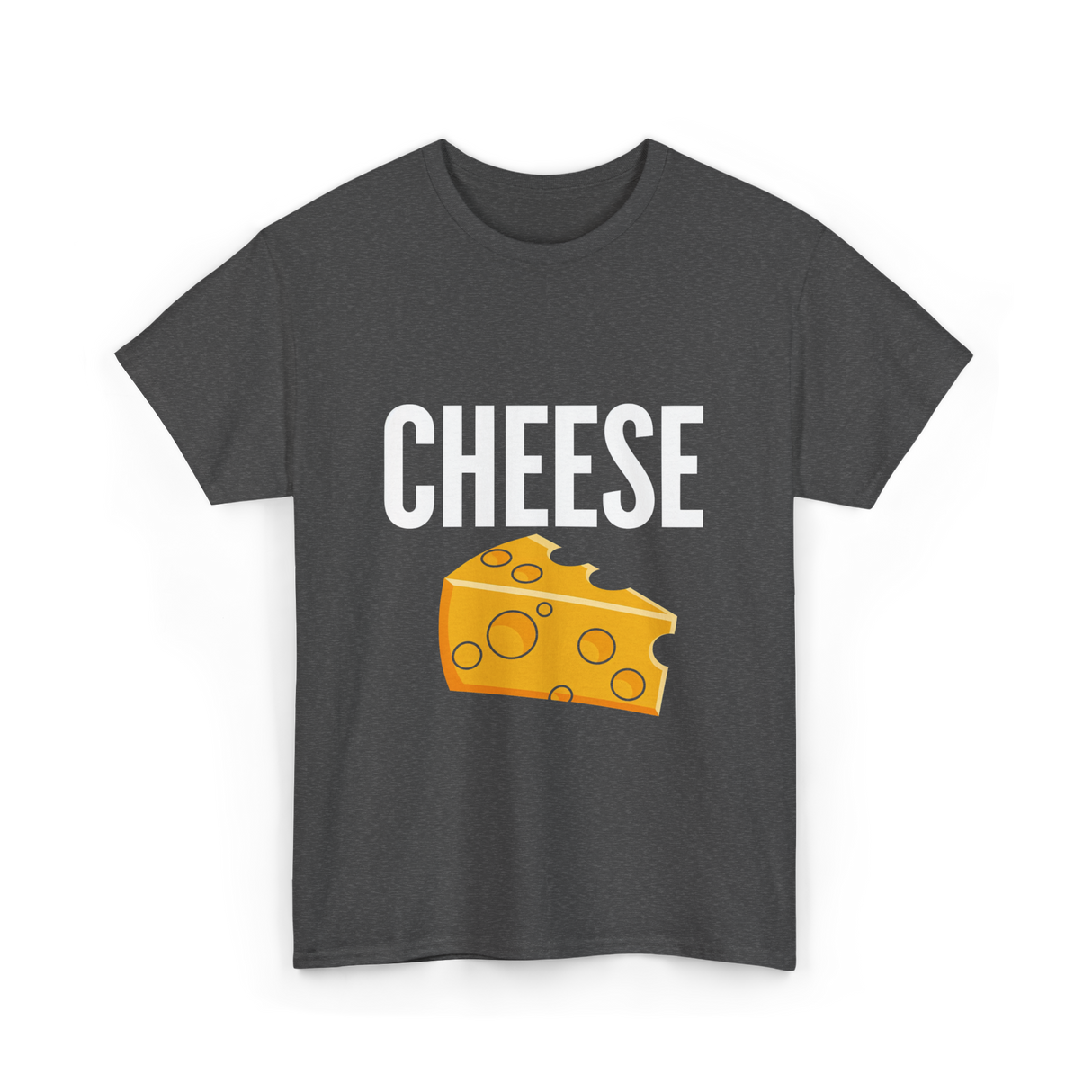Cheese Cheese Lovers Foodies T-Shirt - Dark Heather