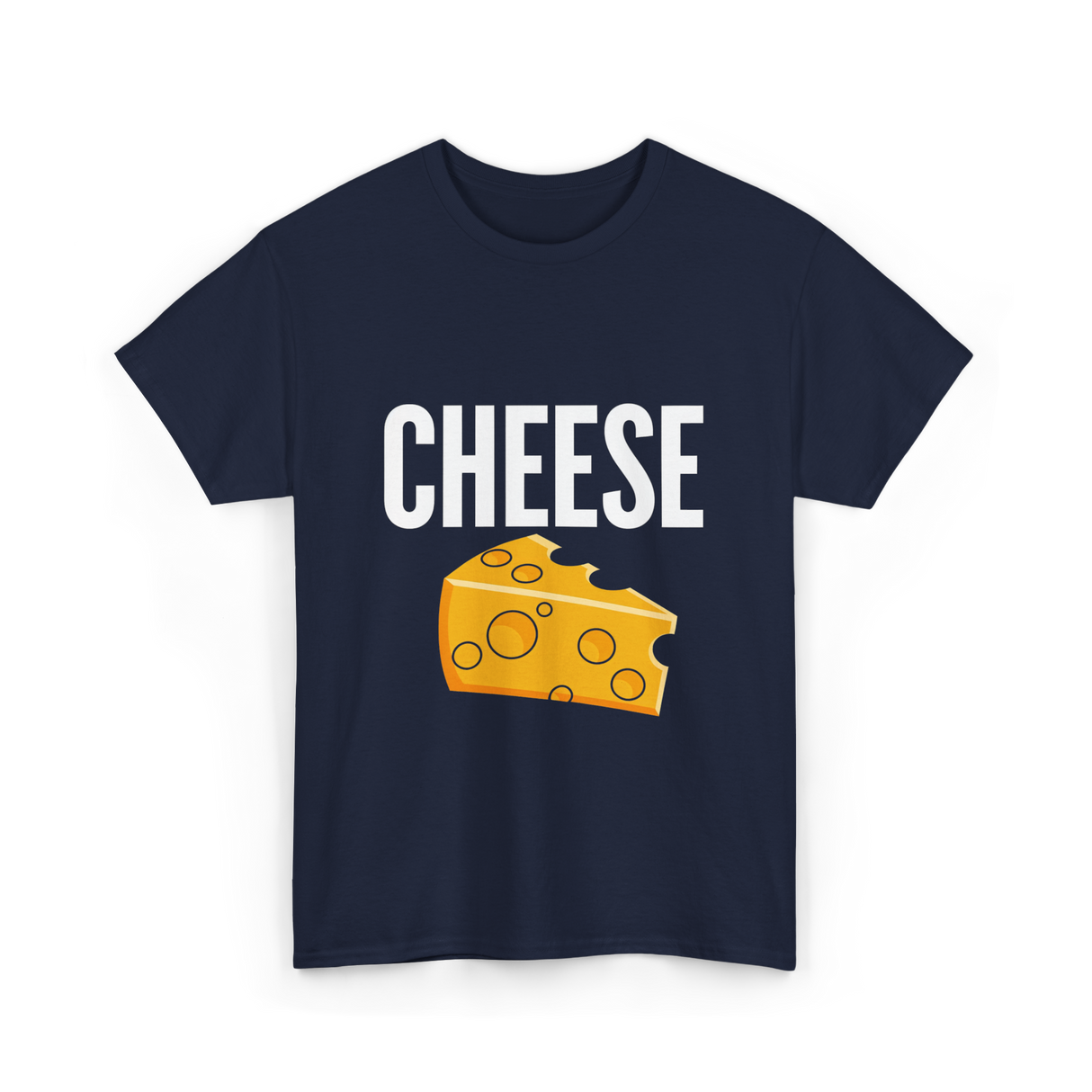 Cheese Cheese Lovers Foodies T-Shirt - Navy