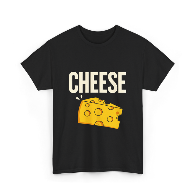 Cheese Cheese Lovers T-Shirt - Black