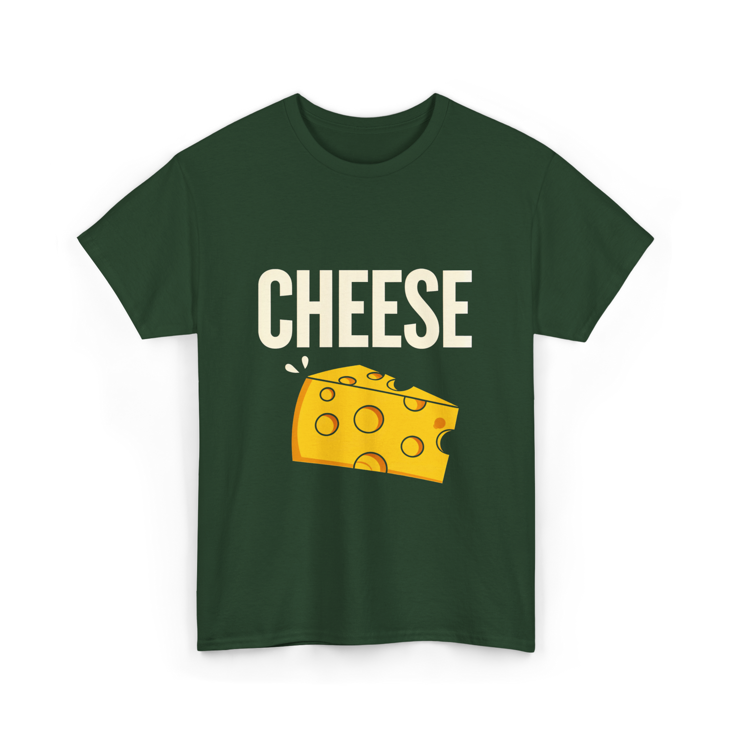 Cheese Cheese Lovers T-Shirt - Forest Green