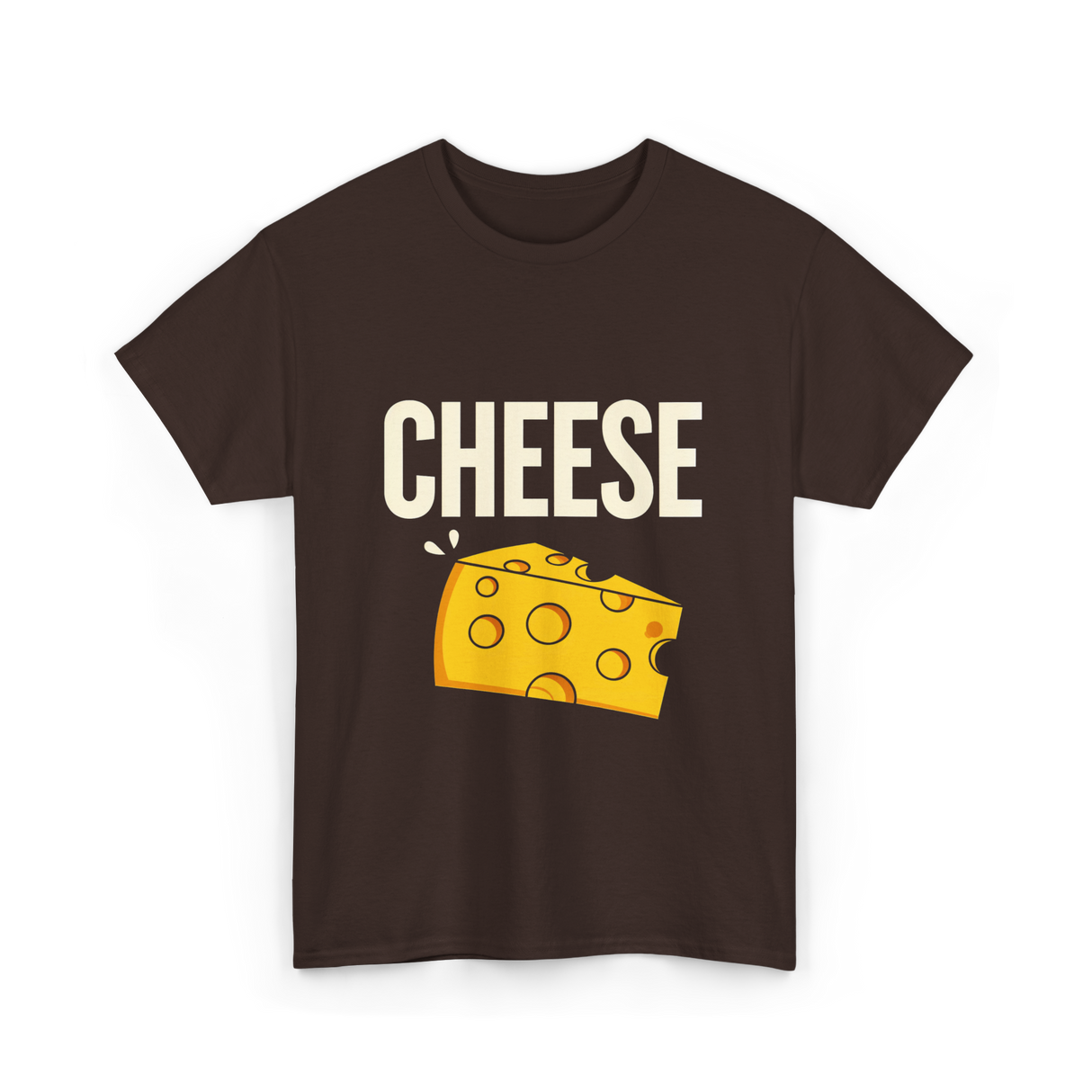 Cheese Cheese Lovers T-Shirt - Dark Chocolate