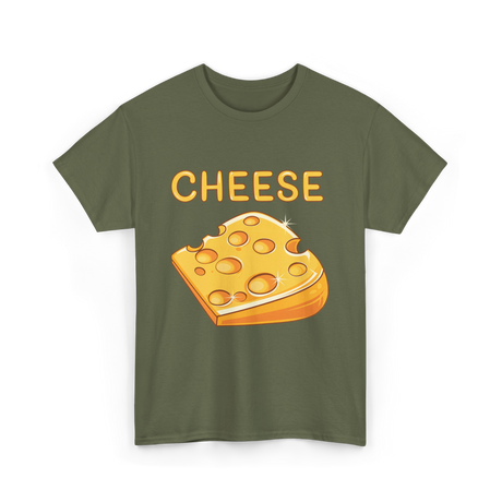 Cheese Cheese Lovers T-Shirt - Military Green