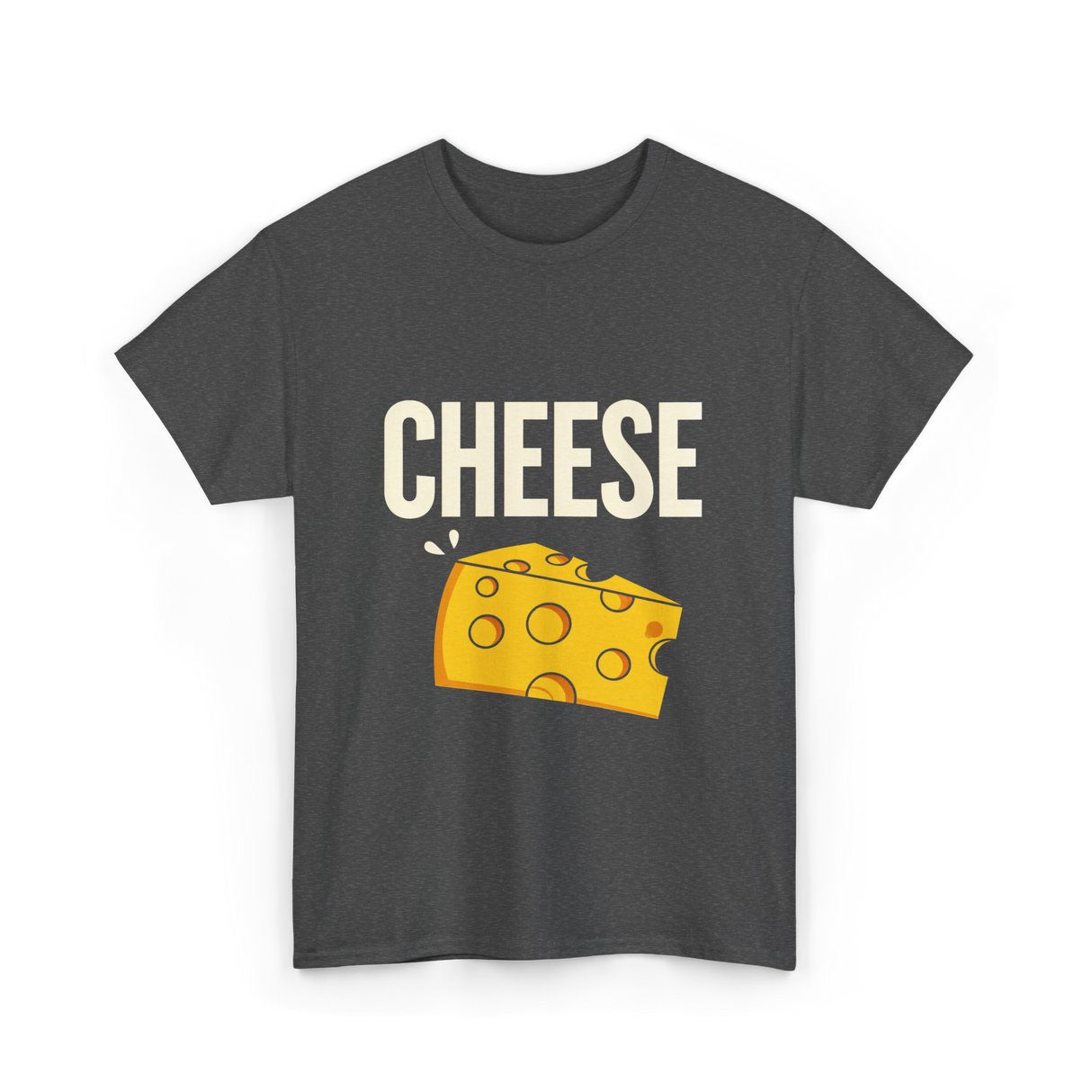 Cheese Cheese Lovers T-Shirt - Dark Heather