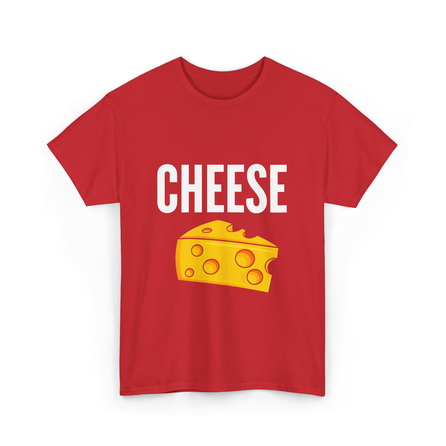 Cheese Cheeseheads Cheese Lovers T-Shirt - Red