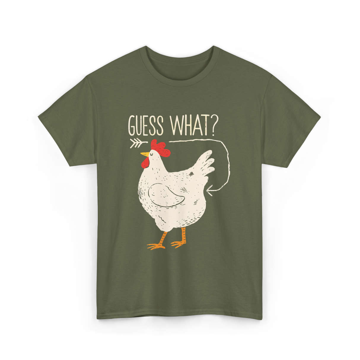 Chicken T-Shirt - Military Green