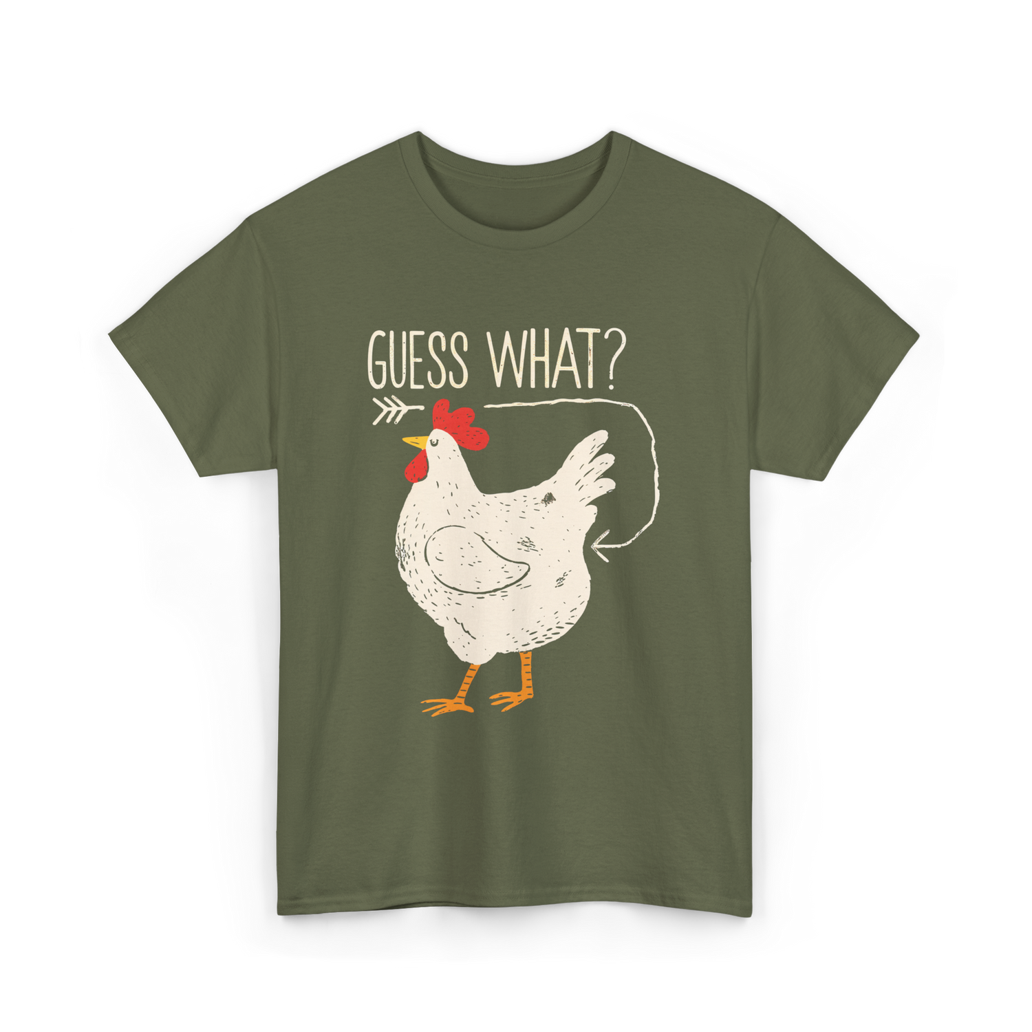 Chicken T-Shirt - Military Green