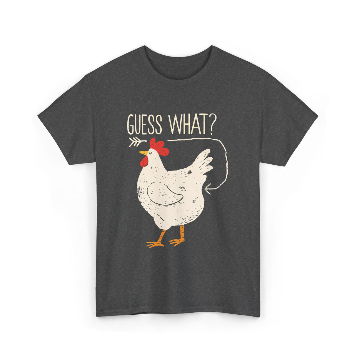 Chicken T-Shirt - Dark Heather
